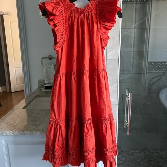 ULLA JOHNSON Joan Tiered Ruffle Dress - Picture 3 of 11
